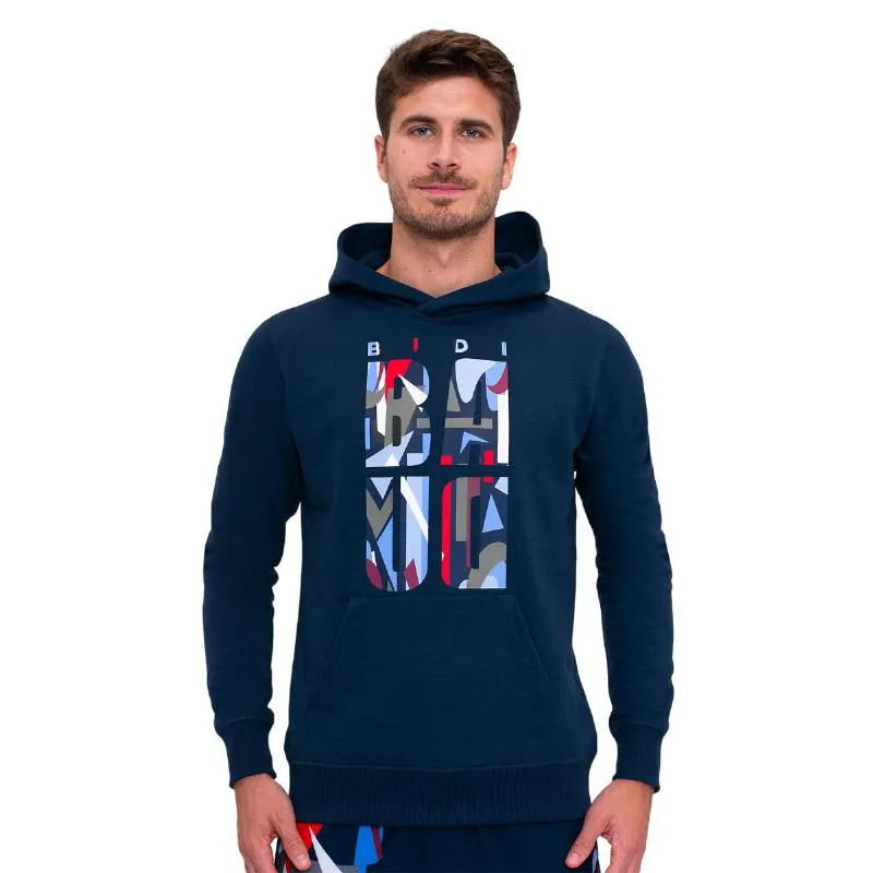 Moletom Bidi Badu New York Chill Azul Escuro Vermelho