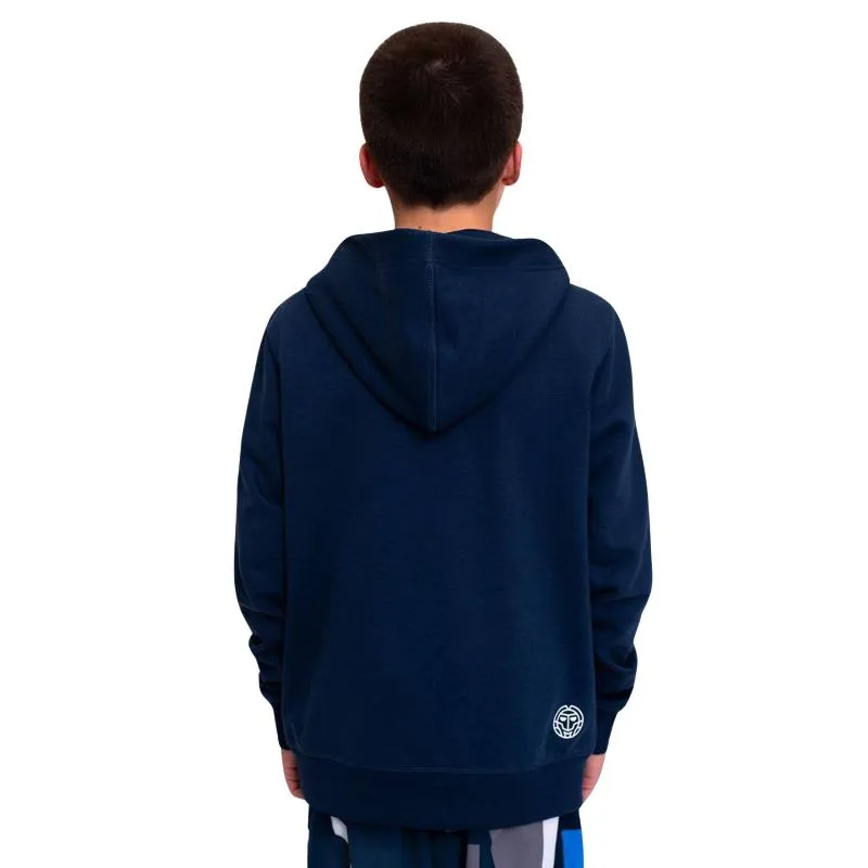 Moletom Júnior Bidi Badu New York Chill Azul Escuro Vermelho