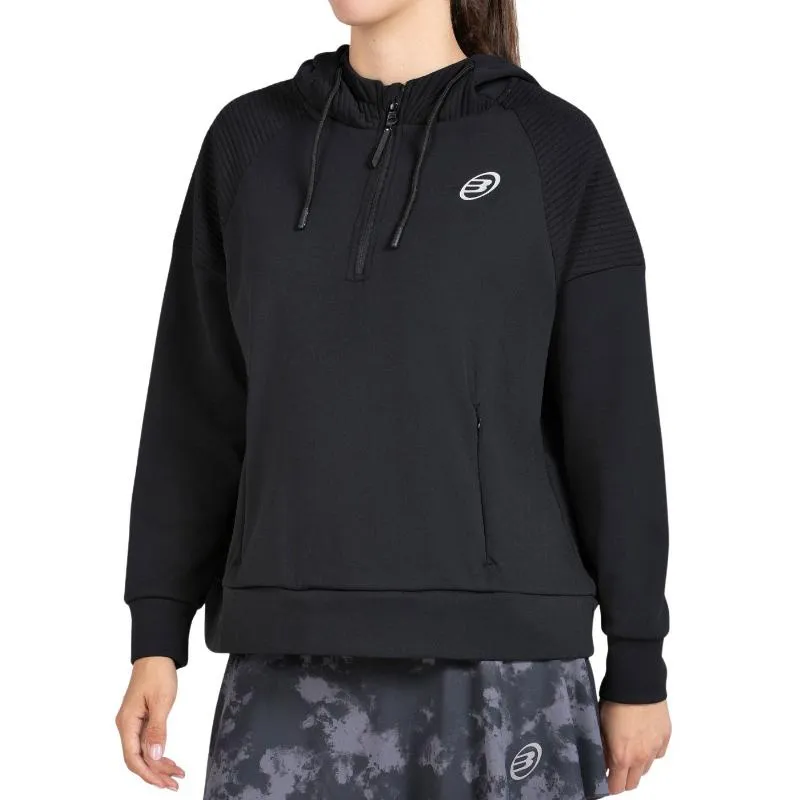 Sudadera Bullpadel Bateo Negro