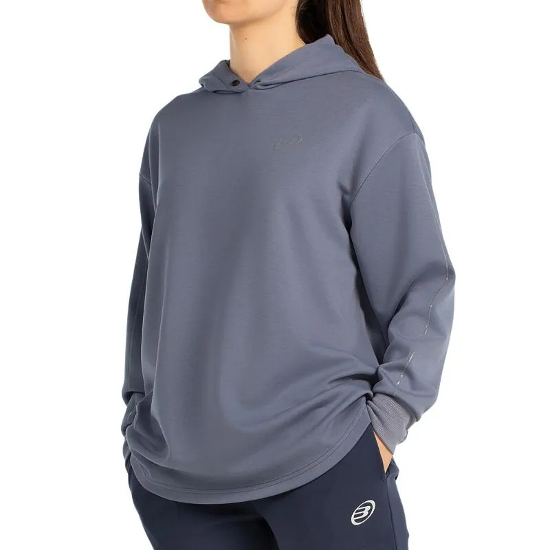 Sudadera Bullpadel Batir Azul Lavado