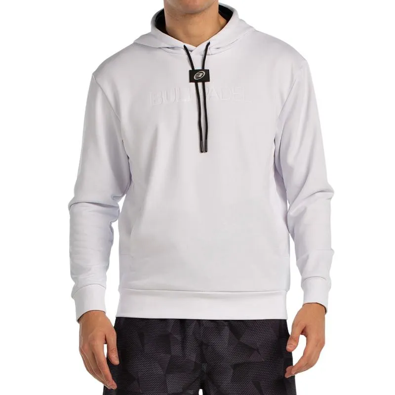Sudadera Bullpadel Binee Blanco