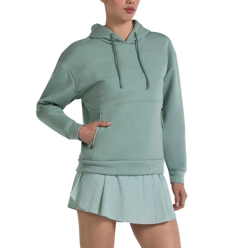 Sudadera Bullpadel Eolia Jade