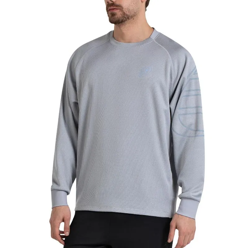 Sudadera Bullpadel Esna Gris Azulado Vigore