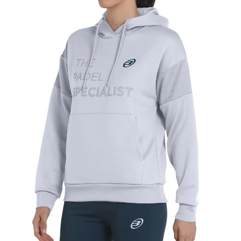 Moletom Bullpadel Naos Teal Cinza