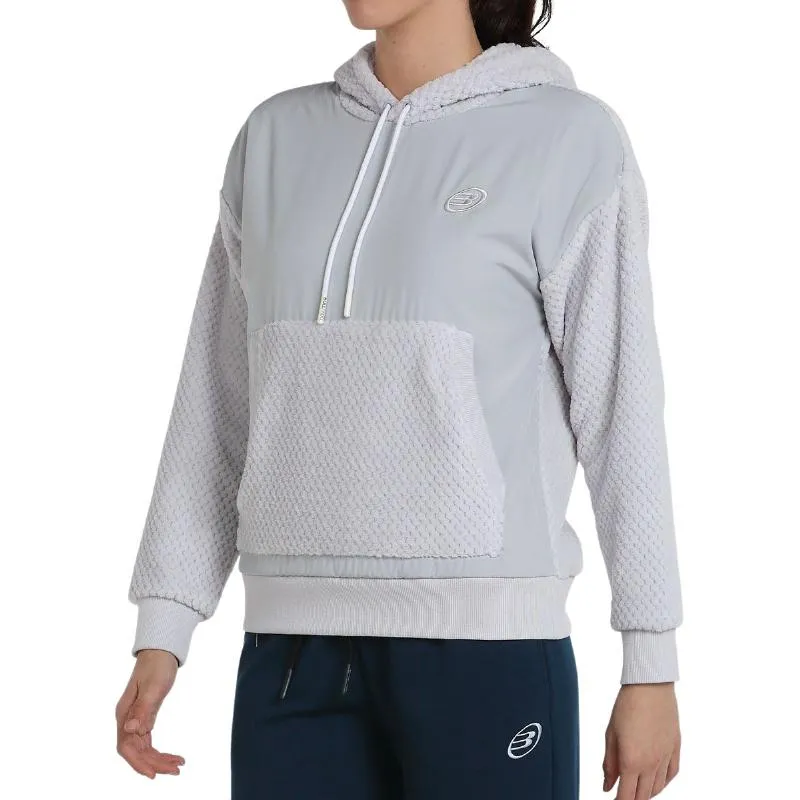 Moletom Bullpadel Neda Cinza Pérola