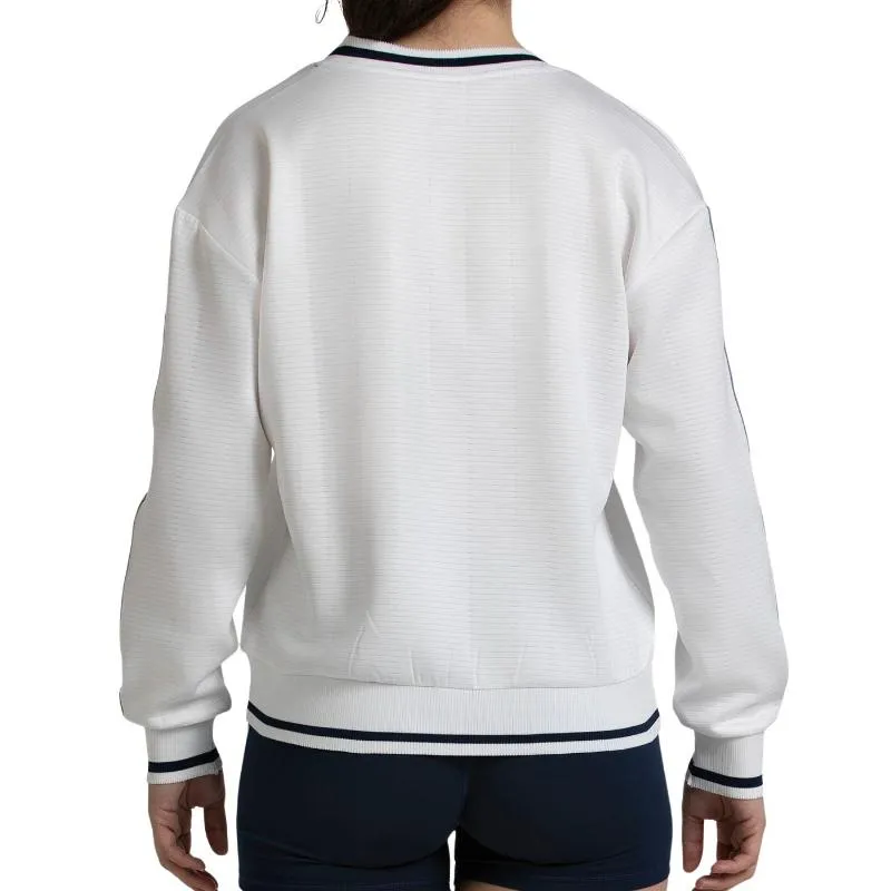 Sudadera Bullpadel Traiser Hueso
