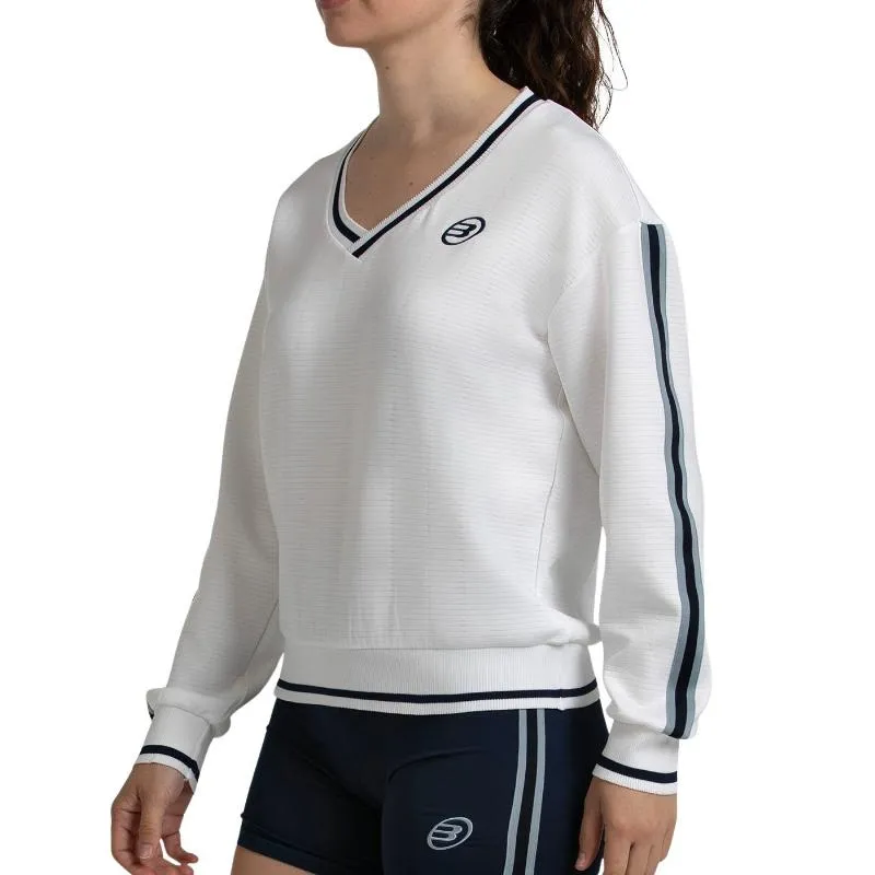 Sudadera Bullpadel Traiser Hueso
