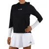 Sudadera Linha Infinita de Sopro Negro Blanco