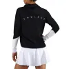 Sudadera Linha Infinita de Sopro Negro Blanco