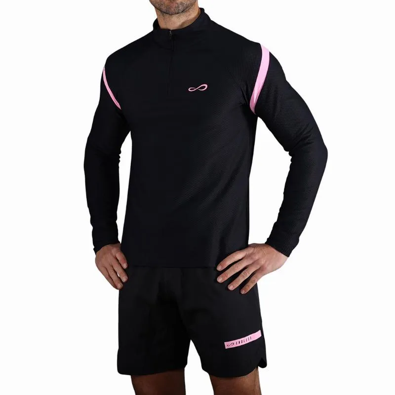 Sudadera Endless Epic Lhee Negro Rosa