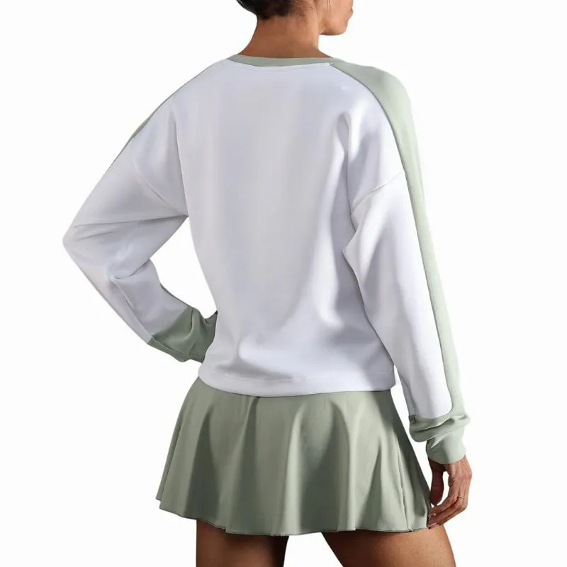 Endless Halo White Light Green Sweatshirt