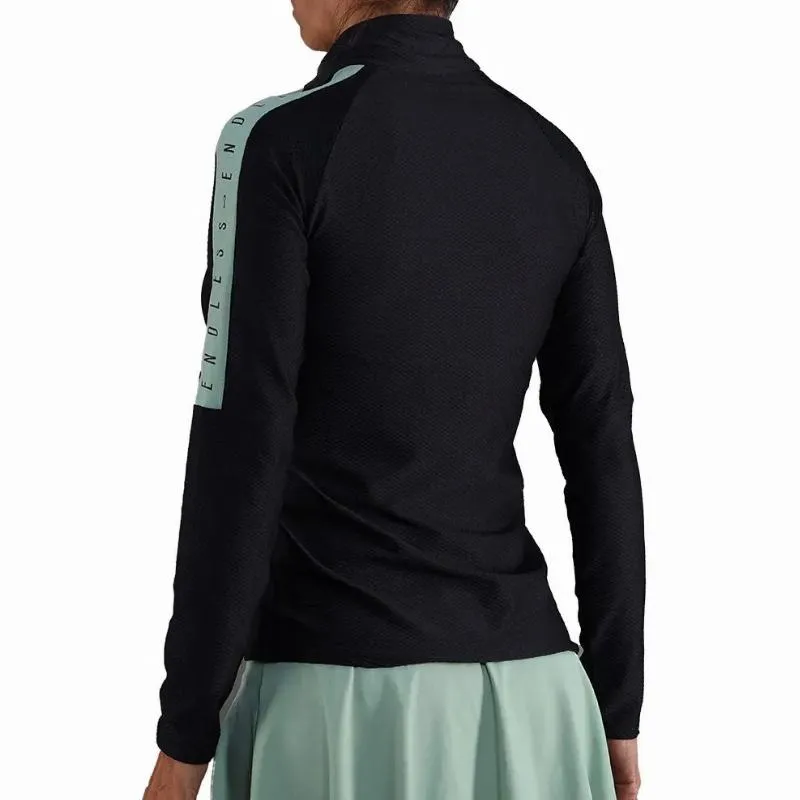 Sudadera Endless Kirsch Iconic II Floresta Negro Verde