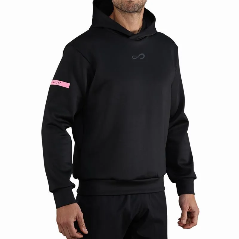 Sudadera Endless Sniper Negro Rosa