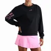 Sudadera Endless Swell Negro Rosa