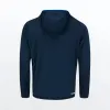 Visão de impressão de moletom azul escuro topspin head