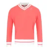 Sudadera Cabeca V-Neck Coral