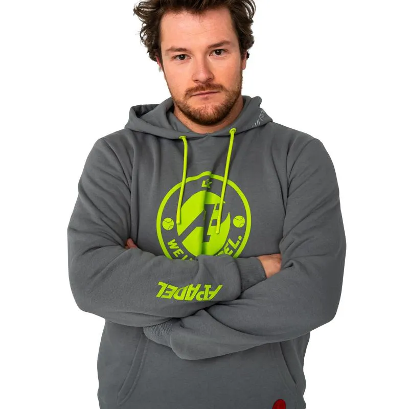 Moletom Lok A1 Padel Gross Cinza