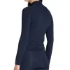 Wilson Baseline Half Zip Azul Marinho Moletom Feminino