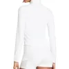 Sudadera Wilson Linha de Fundo Meio Zip Blanco Mujer
