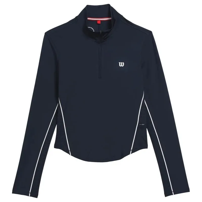 Moletom Feminino Wilson Brentwood Azul Marinho