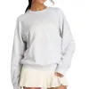 Sudadera Wilson Classic Crew Gris Heather Mujer