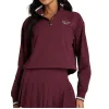 Sudadera Wilson Davenport Tecido Granate Royal Mujer