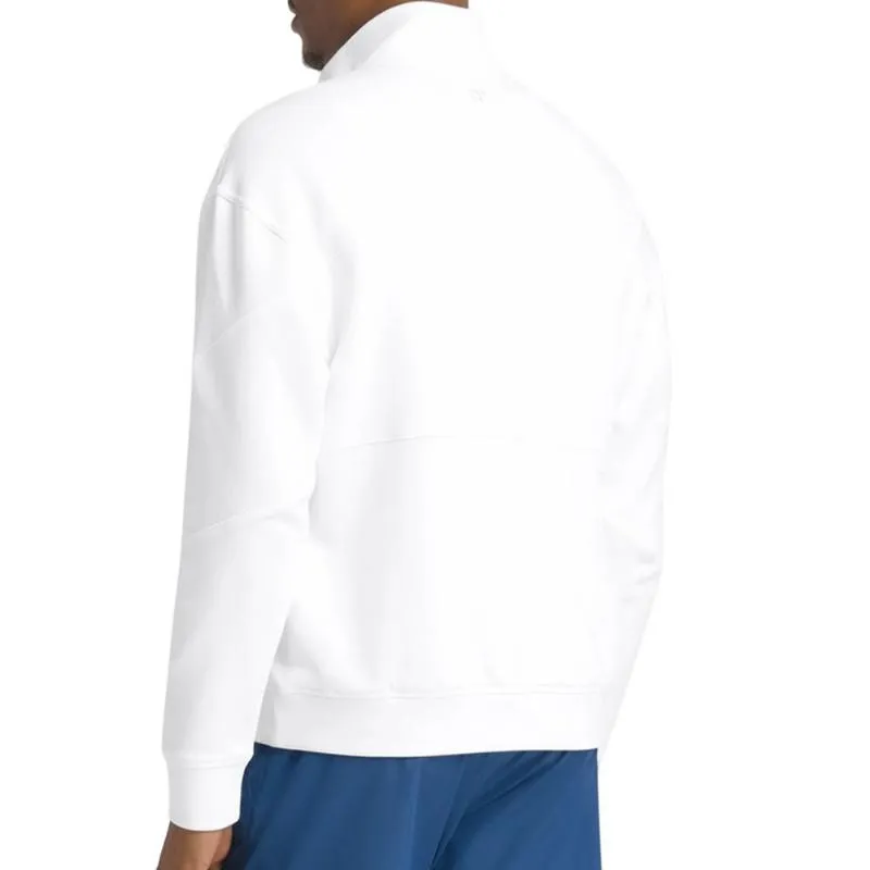 Sudadera Wilson Parkside Meia Jaqueta Branca Com Zíper