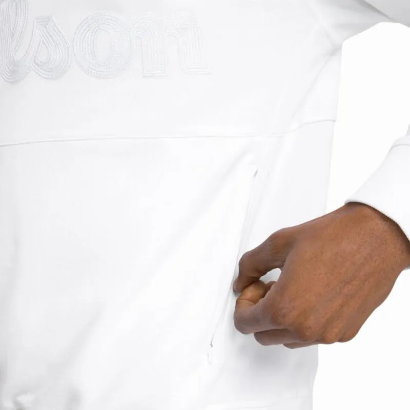 Sudadera Wilson Parkside Meia Jaqueta Branca Com Zíper