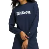 Equipe Wilson Team Moletom Azul-Marinho Feminino