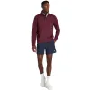 Moletom com Zíper Meio Zíper Wilson Tennis Club Royal Garnet