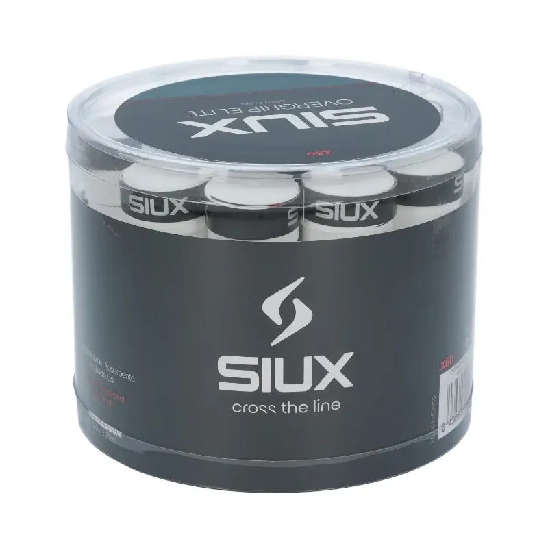 Siux Elite Surgrips Batterie Blanc Noir 60 unités