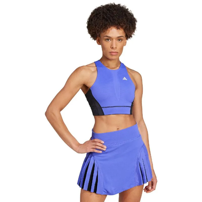 Top Adidas Pro Cobalt Blue Preto para Mulheres