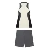 Vestido Armani EA7 Ventus 7 Tennis Pro Regular Crema