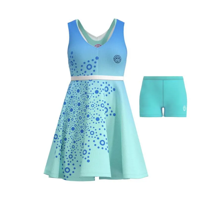 Badu Colortwist 2 em 1 Vestido Aqua Blue Bidi