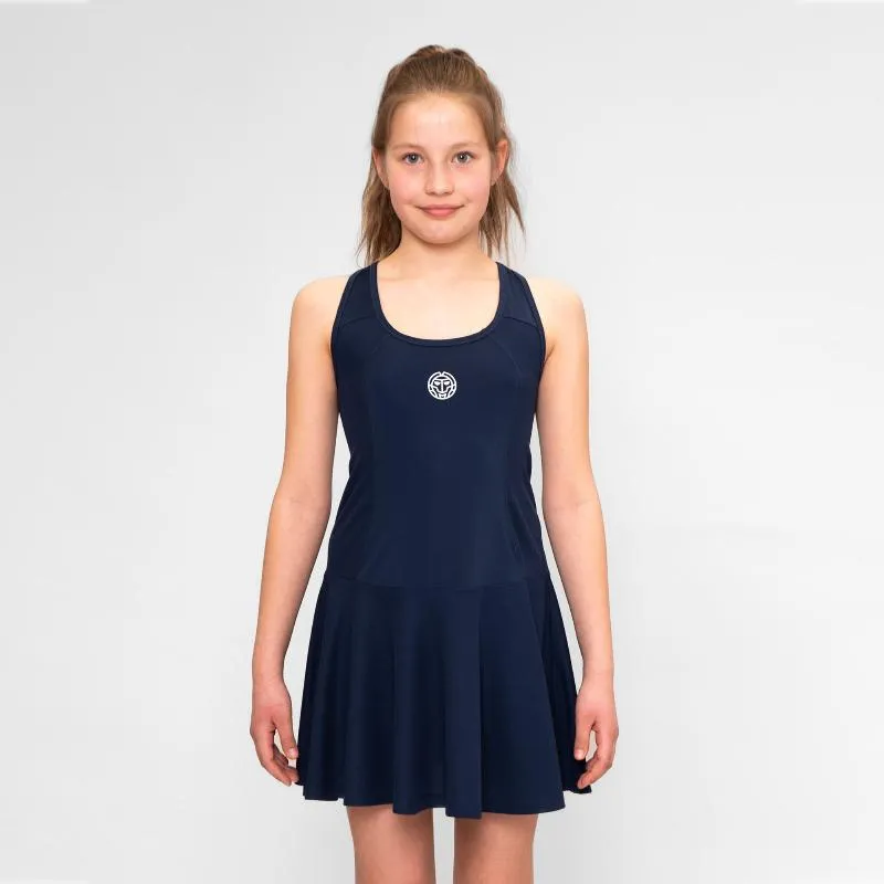 Badu Tripulação Bidi Vestido Azul Marinho Júnior