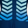 Bidi Badu Grafic Iluminação Azul Escuro Vestido Mix