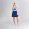 Vestido Bidi Badu Kaja Rosa Azul Escuro
