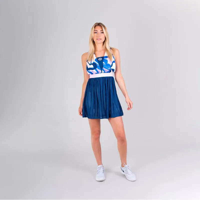 Vestido Bidi Badu Kaja Rosa Azul Escuro