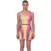 Vestido Bidi Badu Spectrum Marrom Amarelo