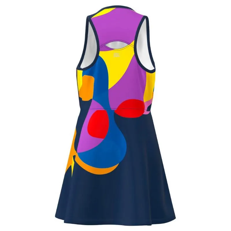 Vestido Twiggy Bidi Badu Azul Escuro Junior Mix