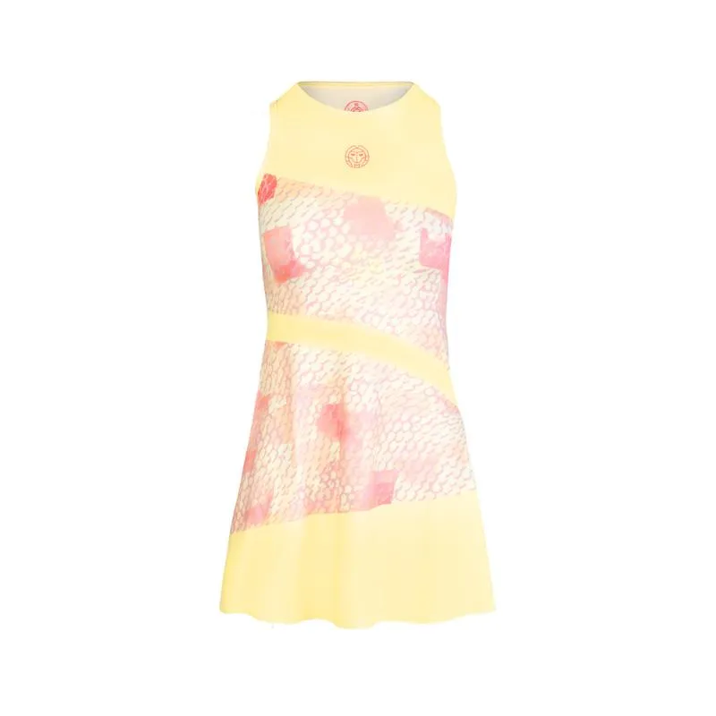 Vestido Bidi Badu Zahai Amarelo Rosa