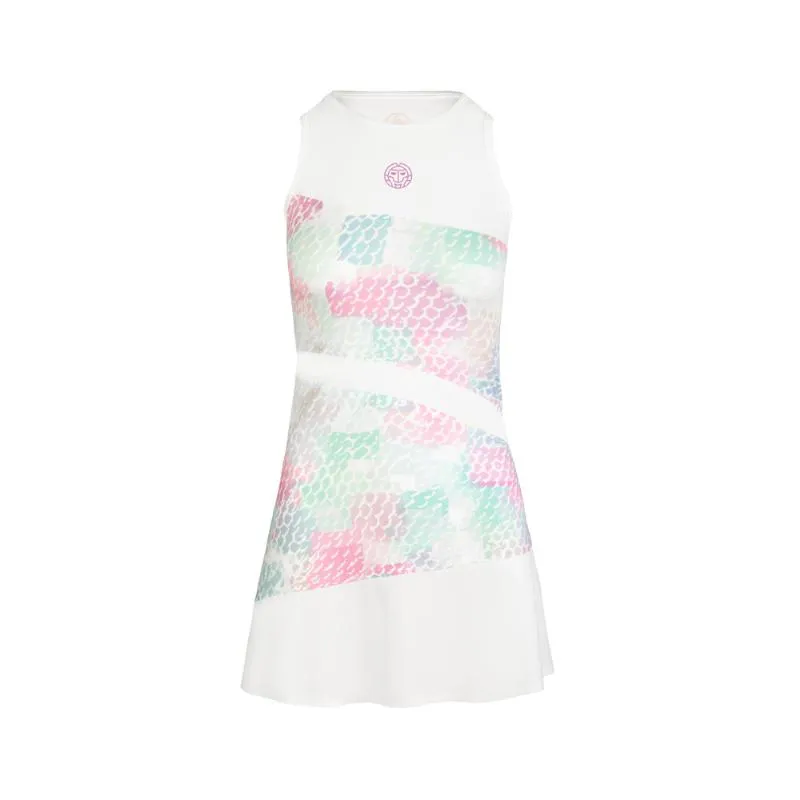 Rosa Branco Bidi Badu Zahai Vestido