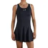 Vestido Preto-Branco Endless Orbit