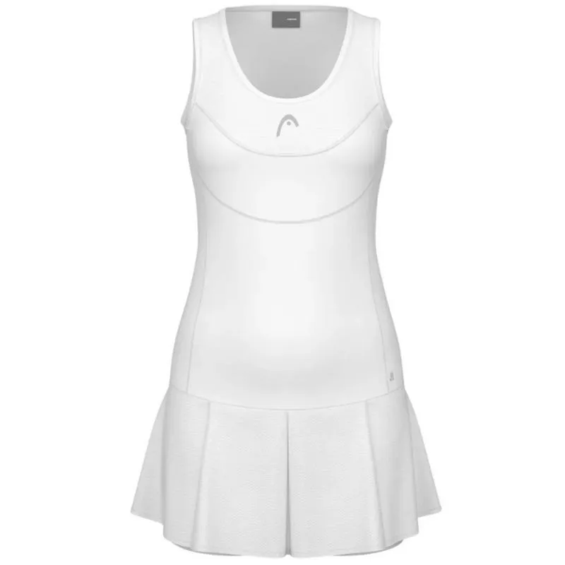 Vestido de Performance de Cabeça Branco