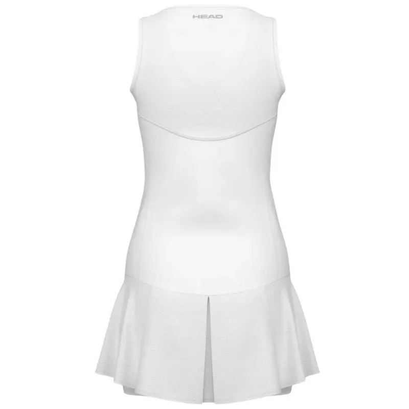 Vestido de Performance de Cabeça Branco