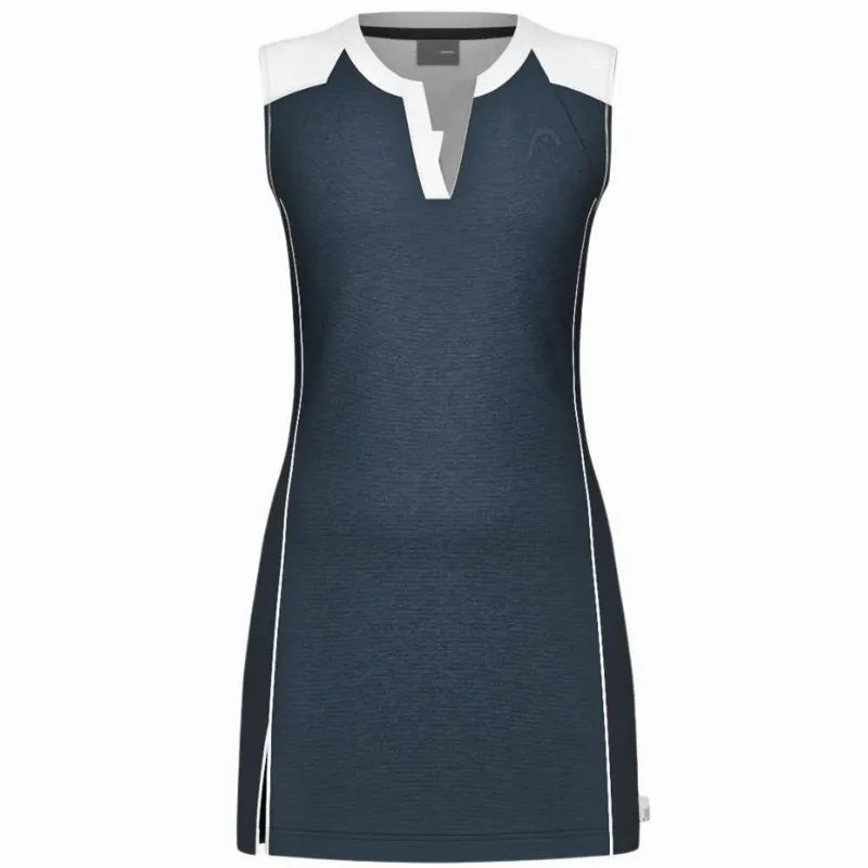 Vestido Head Play Tech Azul Marinho Branco