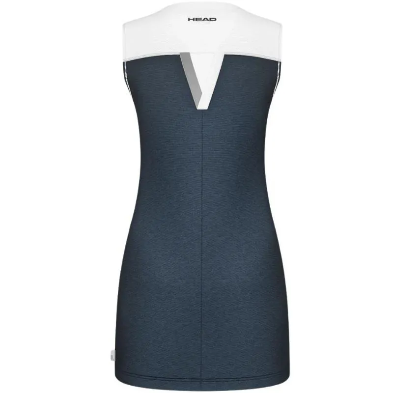 Vestido Head Play Tech Azul Marinho Branco