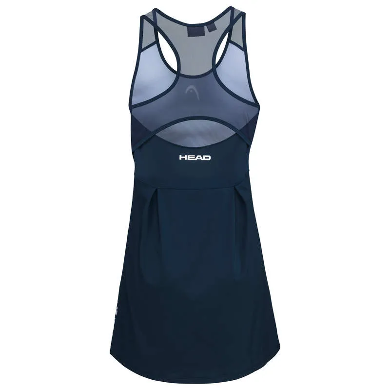 Head Spirit Dark Blue Print Dress