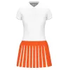 Vestido Laranja Branco Head Vogue