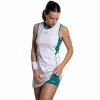 Vestido Nox Pro White Green Ivy